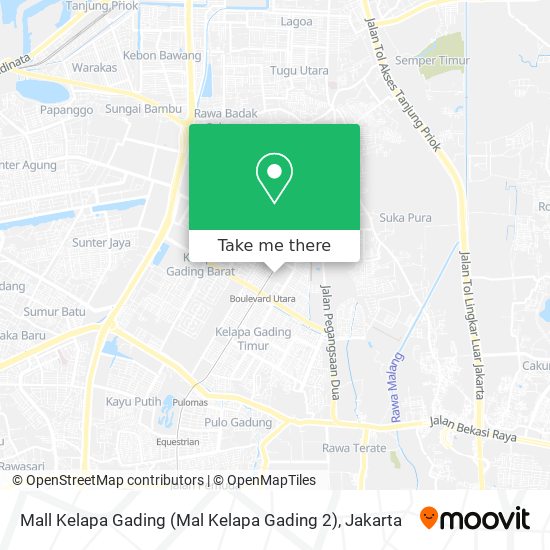 Mall Kelapa Gading (Mal Kelapa Gading 2) map
