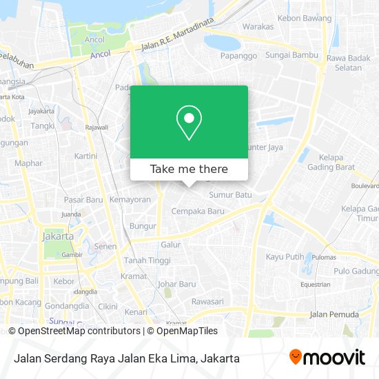 Jalan Serdang Raya Jalan Eka Lima map