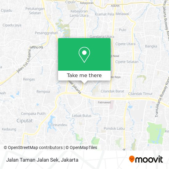 Jalan Taman Jalan Sek map