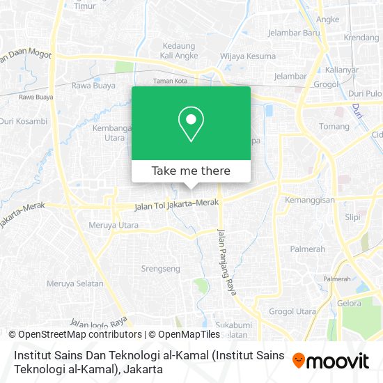 Institut Sains Dan Teknologi al-Kamal map