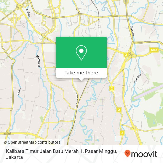 Kalibata Timur Jalan Batu Merah 1, Pasar Minggu map