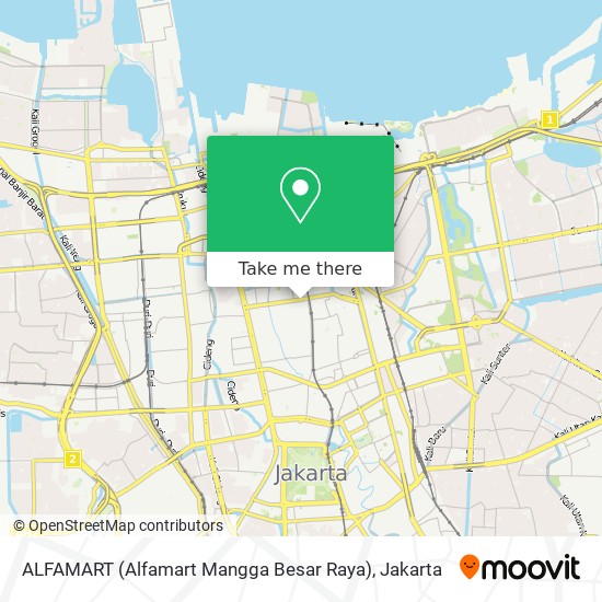 ALFAMART (Alfamart Mangga Besar Raya) map