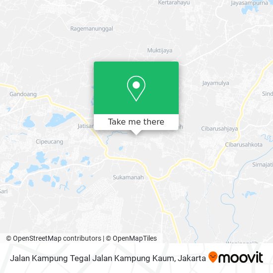 Jalan Kampung Tegal Jalan Kampung Kaum map