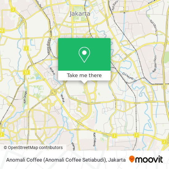 Anomali Coffee (Anomali Coffee Setiabudi) map