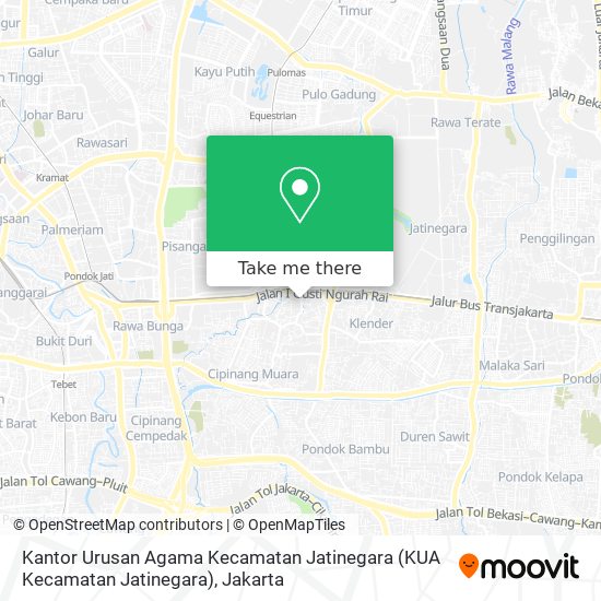 Kantor Urusan Agama Kecamatan Jatinegara (KUA Kecamatan Jatinegara) map