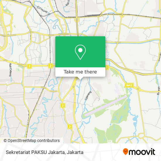 Sekretariat PAKSU Jakarta map