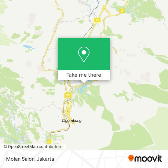 Molan Salon map