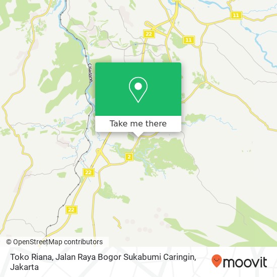 Toko Riana, Jalan Raya Bogor Sukabumi Caringin map