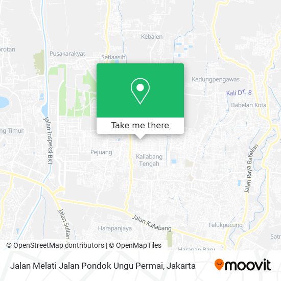 Jalan Melati Jalan Pondok Ungu Permai map