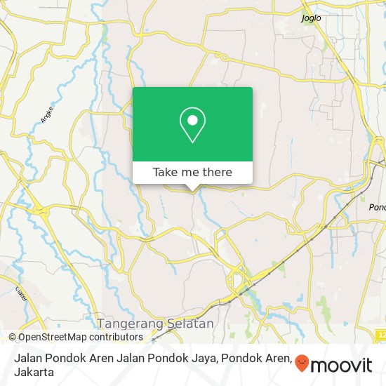 Jalan Pondok Aren Jalan Pondok Jaya, Pondok Aren map