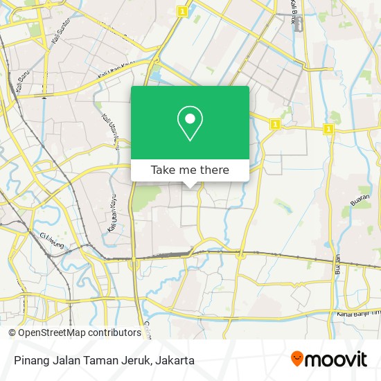 Pinang Jalan Taman Jeruk map