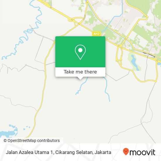 Jalan Azalea Utama 1, Cikarang Selatan map