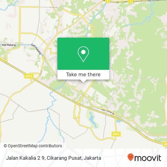 Jalan Kakalia 2 9, Cikarang Pusat map