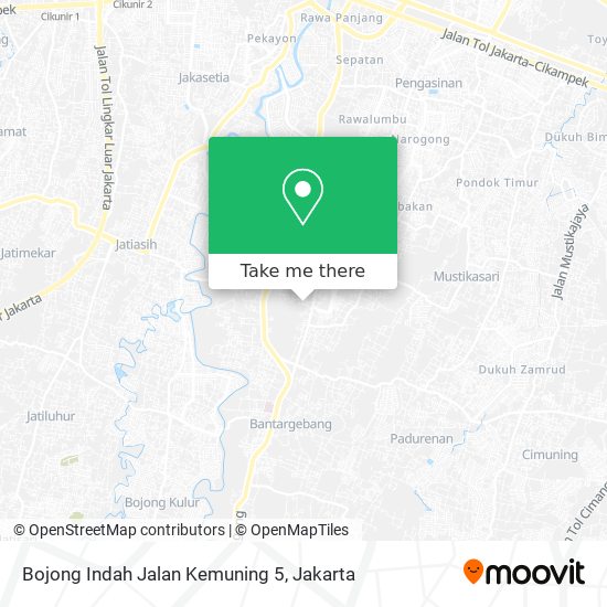 Bojong Indah Jalan Kemuning 5 map