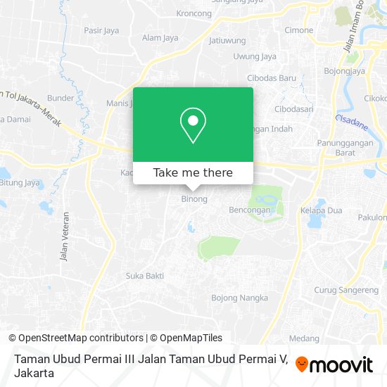 Taman Ubud Permai III Jalan Taman Ubud Permai V map