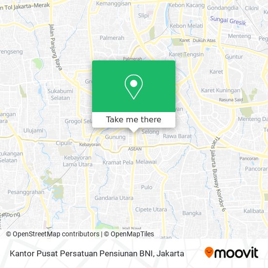 Kantor Pusat Persatuan Pensiunan BNI map