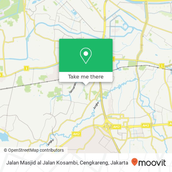 Jalan Masjid al Jalan Kosambi, Cengkareng map