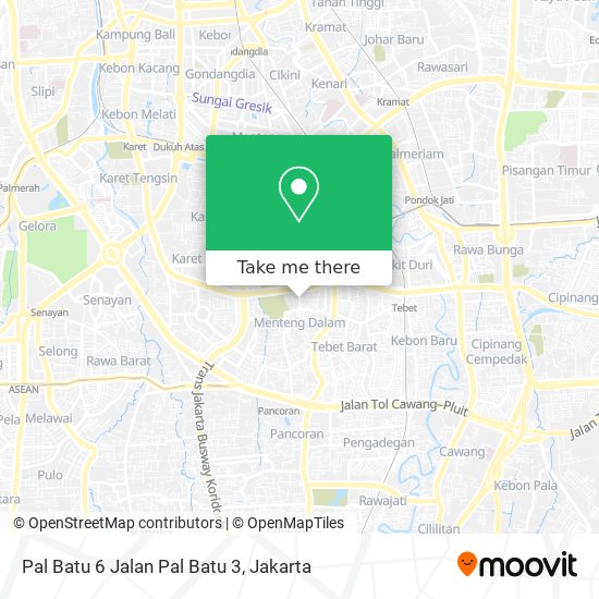 Pal Batu 6 Jalan Pal Batu 3 map
