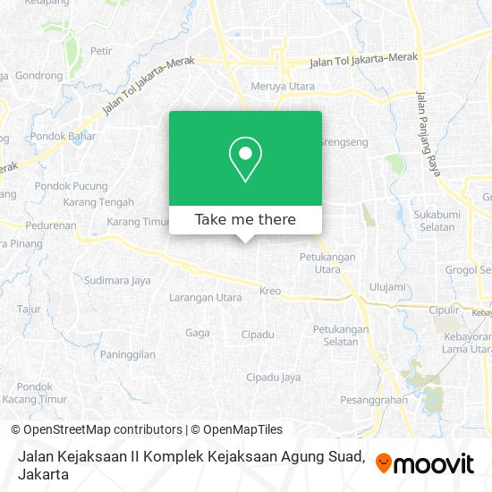 Jalan Kejaksaan II Komplek Kejaksaan Agung Suad map