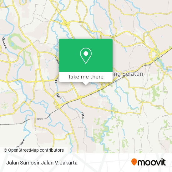 Jalan Samosir Jalan V map