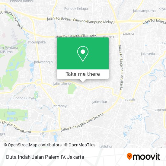 Duta Indah Jalan Palem IV map