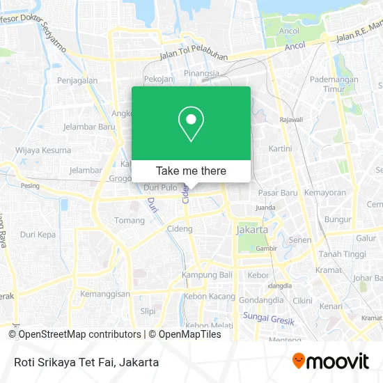 Roti Srikaya Tet Fai map