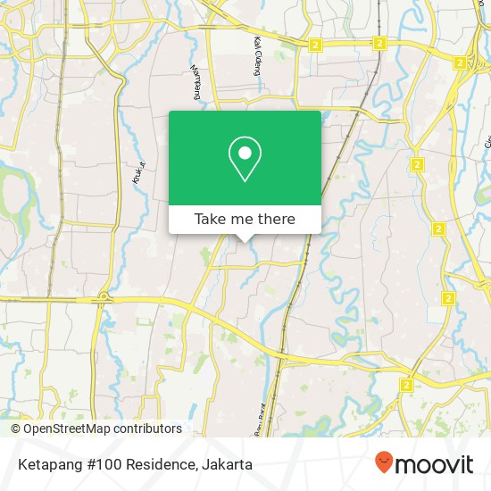 Ketapang #100 Residence map