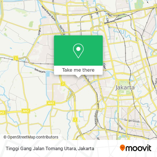 Tinggi Gang Jalan Tomang Utara map