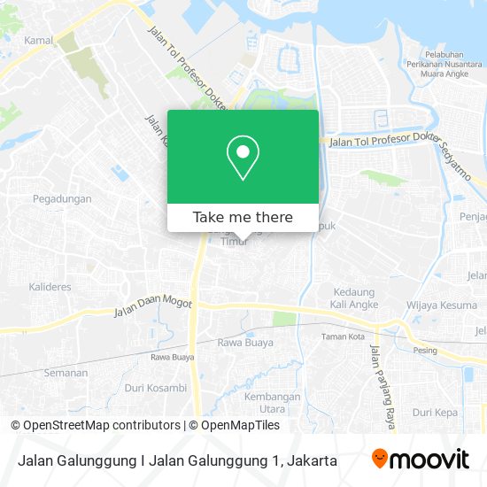 Jalan Galunggung I Jalan Galunggung 1 map