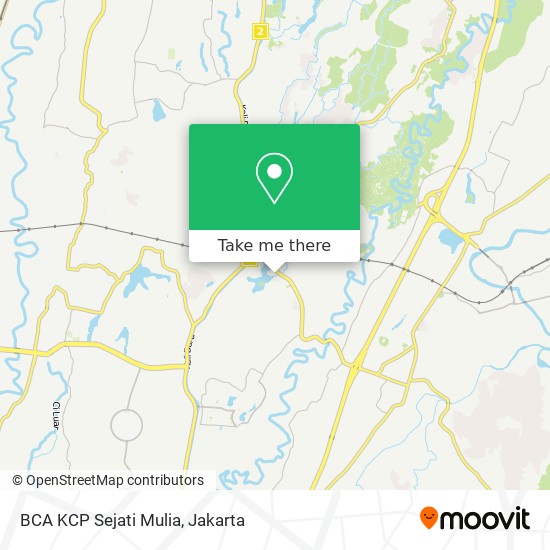 BCA KCP Sejati Mulia map