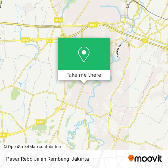 Pasar Rebo Jalan Rembang map