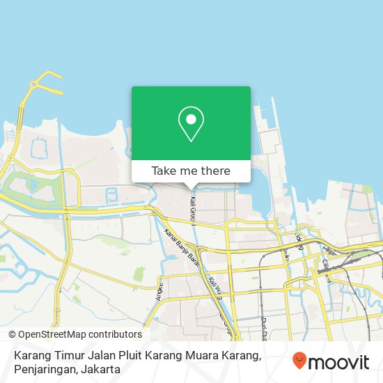 Karang Timur Jalan Pluit Karang Muara Karang, Penjaringan map