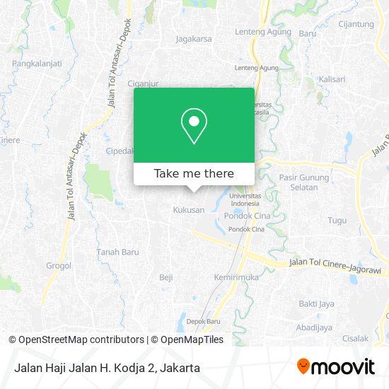 Jalan Haji Jalan H. Kodja 2 map