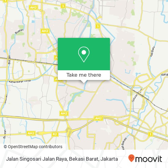 Jalan Singosari Jalan Raya, Bekasi Barat map