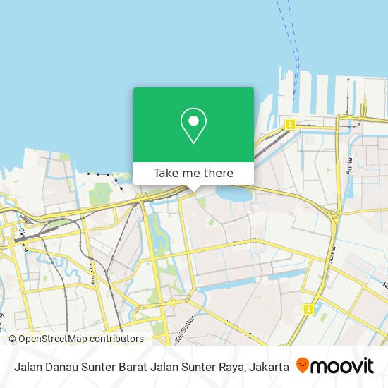 Jalan Danau Sunter Barat Jalan Sunter Raya map