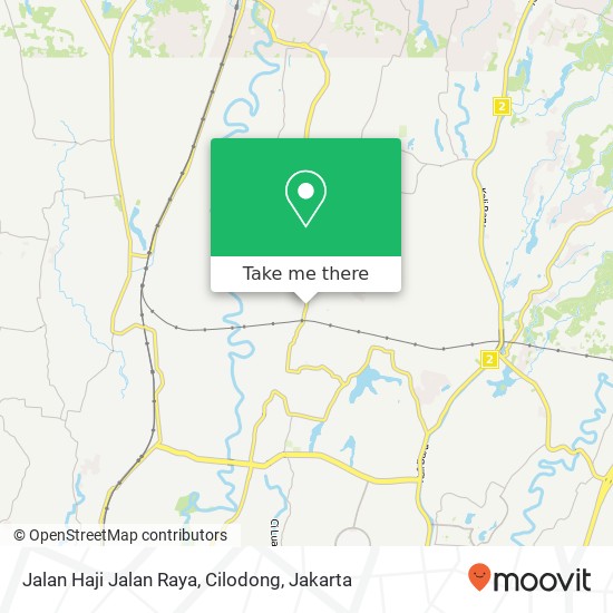 Jalan Haji Jalan Raya, Cilodong map