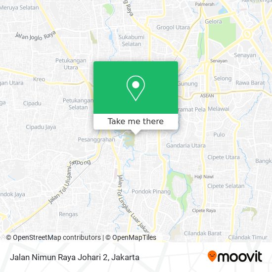 Jalan Nimun Raya Johari 2 map