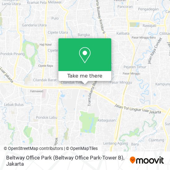 Beltway Office Park (Beltway Office Park-Tower B) map