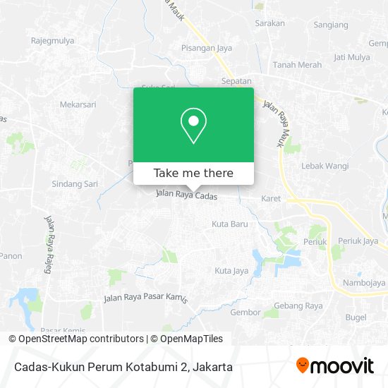 Cadas-Kukun Perum Kotabumi 2 map