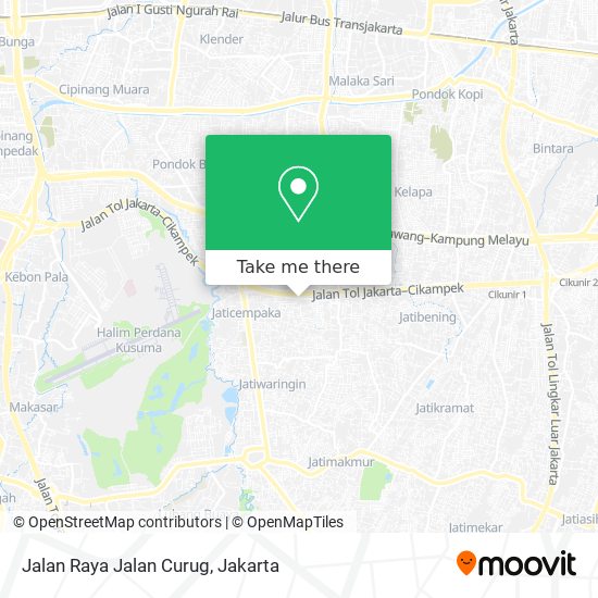 Jalan Raya Jalan Curug map