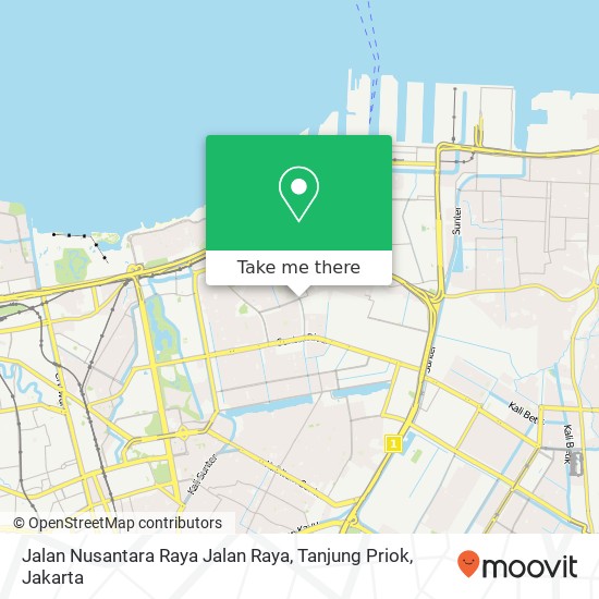 Jalan Nusantara Raya Jalan Raya, Tanjung Priok map