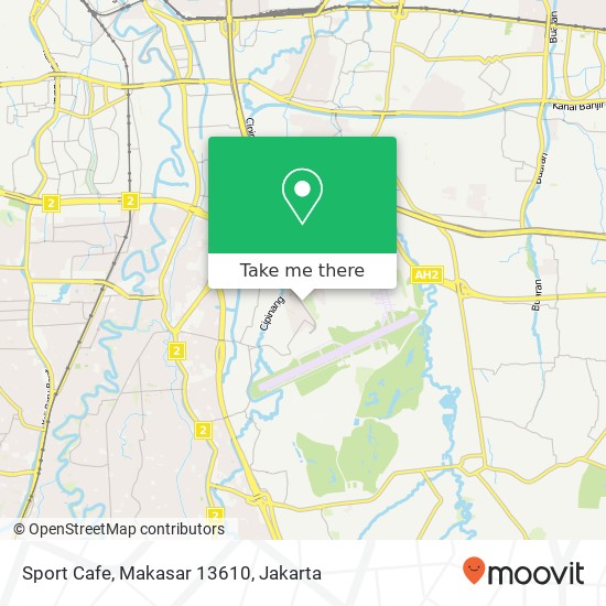 Sport Cafe, Makasar 13610 map