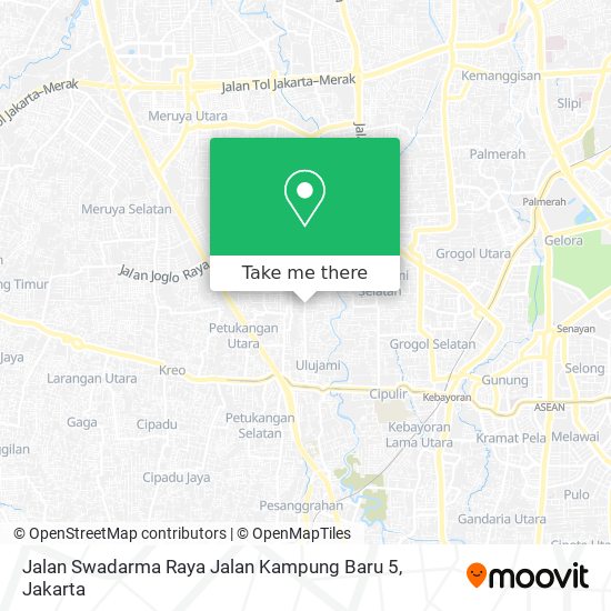 Jalan Swadarma Raya Jalan Kampung Baru 5 map