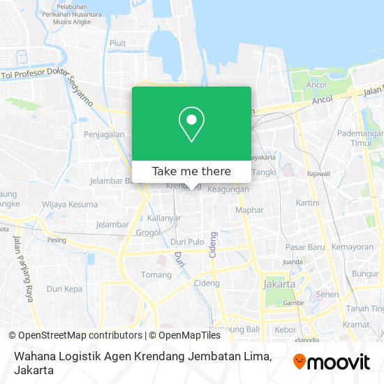 Wahana Logistik Agen Krendang Jembatan Lima map