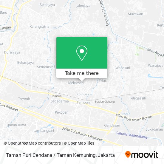 Taman Puri Cendana / Taman Kemuning map