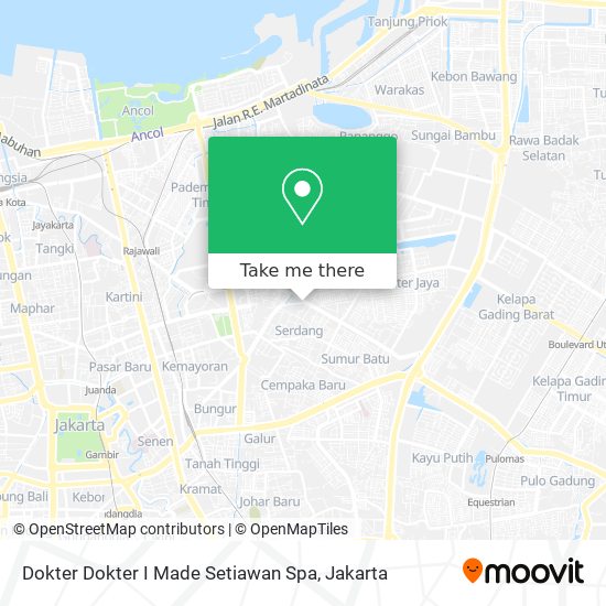 Dokter Dokter I Made Setiawan Spa map