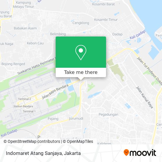 Indomaret Atang Sanjaya map
