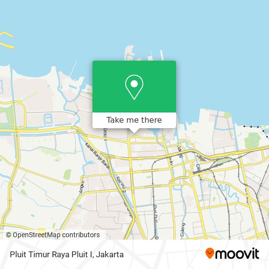 Pluit Timur Raya Pluit I map