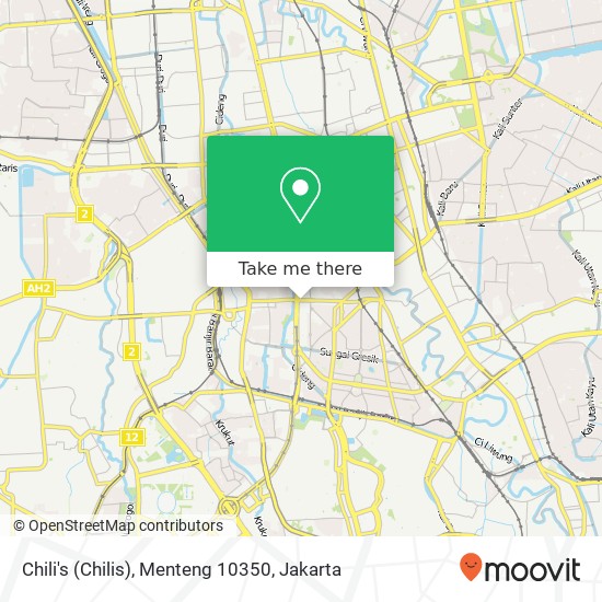 Chili's (Chilis), Menteng 10350 map