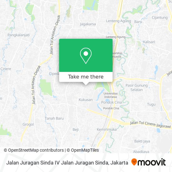 Jalan Juragan Sinda IV Jalan Juragan Sinda map